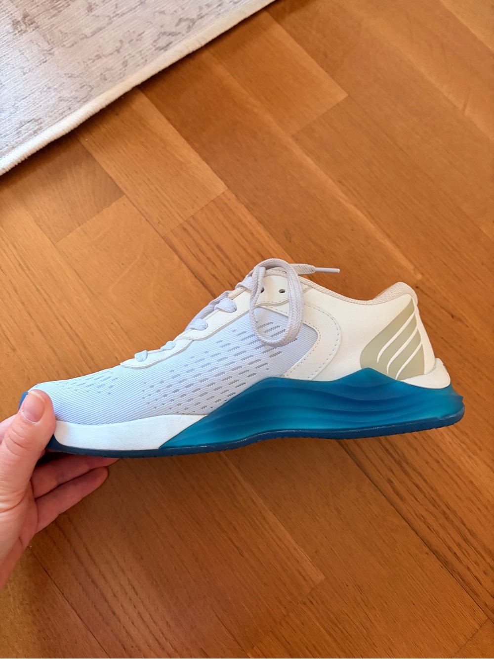TYR CXT-1 Women’s Athletic Sneakers - White and Blue - Picture 5 of 6